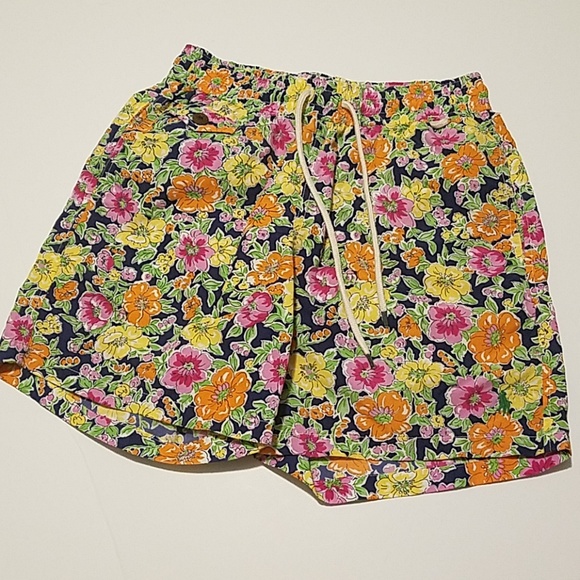Polo Ralph Lauren Other - Vintage Mens Polo Ralph Lauren Floral Swim Trunks